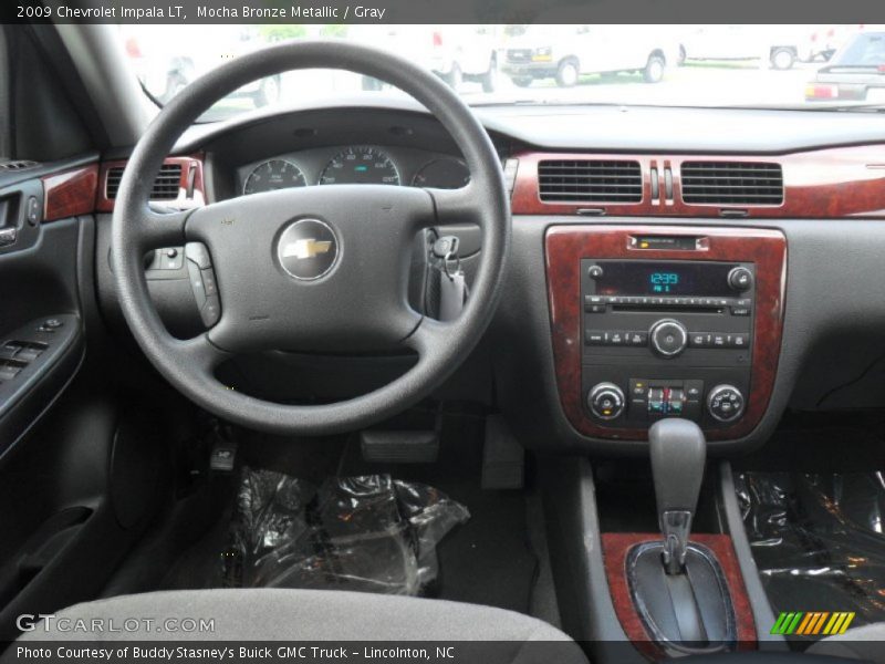 Mocha Bronze Metallic / Gray 2009 Chevrolet Impala LT