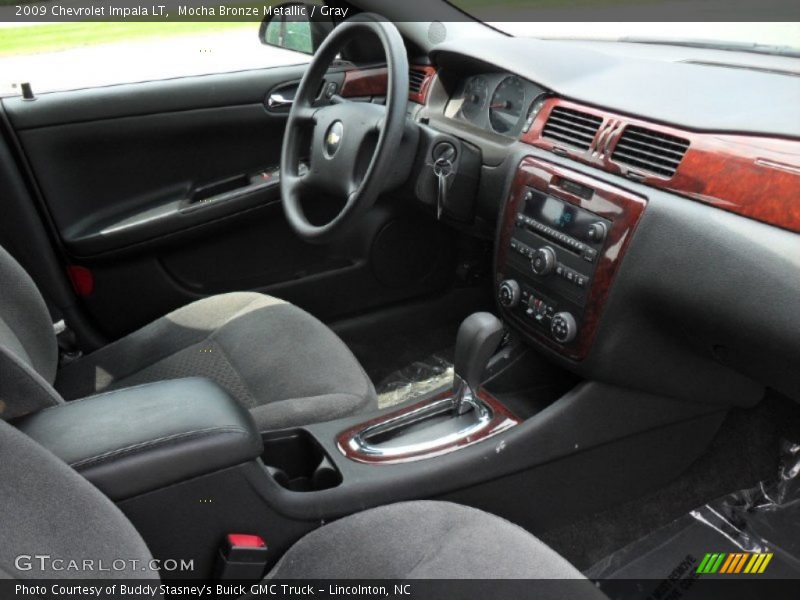 Mocha Bronze Metallic / Gray 2009 Chevrolet Impala LT