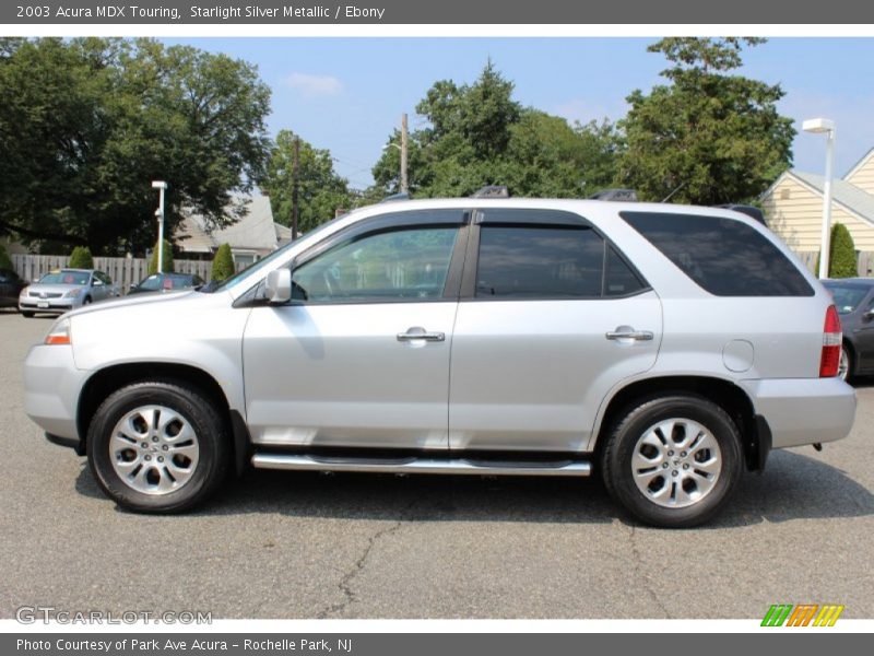 Starlight Silver Metallic / Ebony 2003 Acura MDX Touring