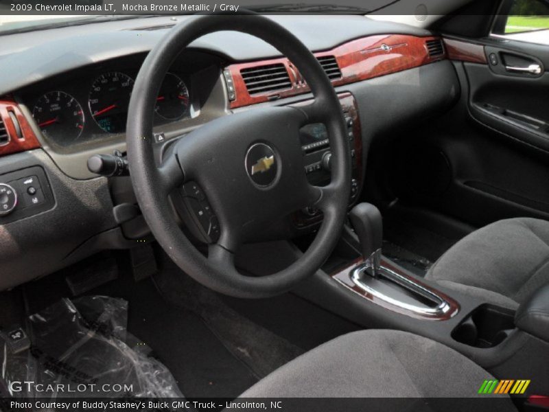 Mocha Bronze Metallic / Gray 2009 Chevrolet Impala LT