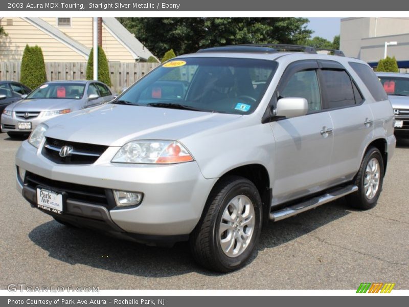 Starlight Silver Metallic / Ebony 2003 Acura MDX Touring