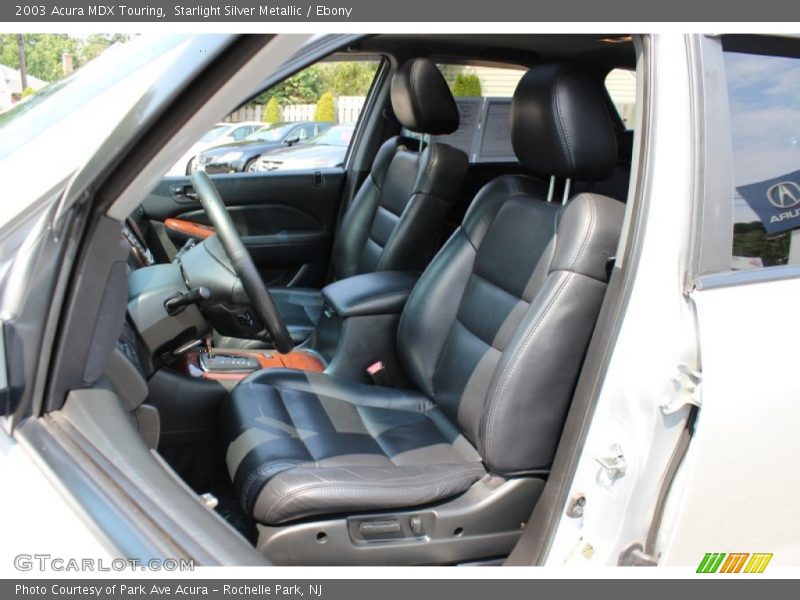 Starlight Silver Metallic / Ebony 2003 Acura MDX Touring