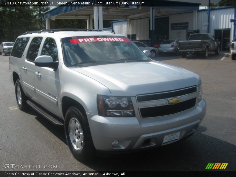 Sheer Silver Metallic / Light Titanium/Dark Titanium 2010 Chevrolet Suburban LT