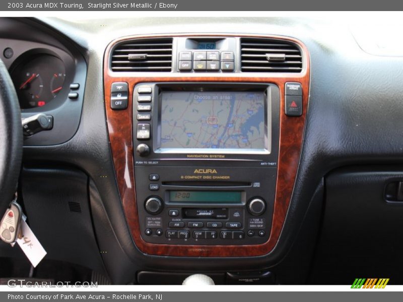Starlight Silver Metallic / Ebony 2003 Acura MDX Touring