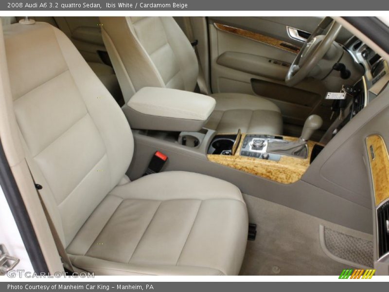 Ibis White / Cardamom Beige 2008 Audi A6 3.2 quattro Sedan