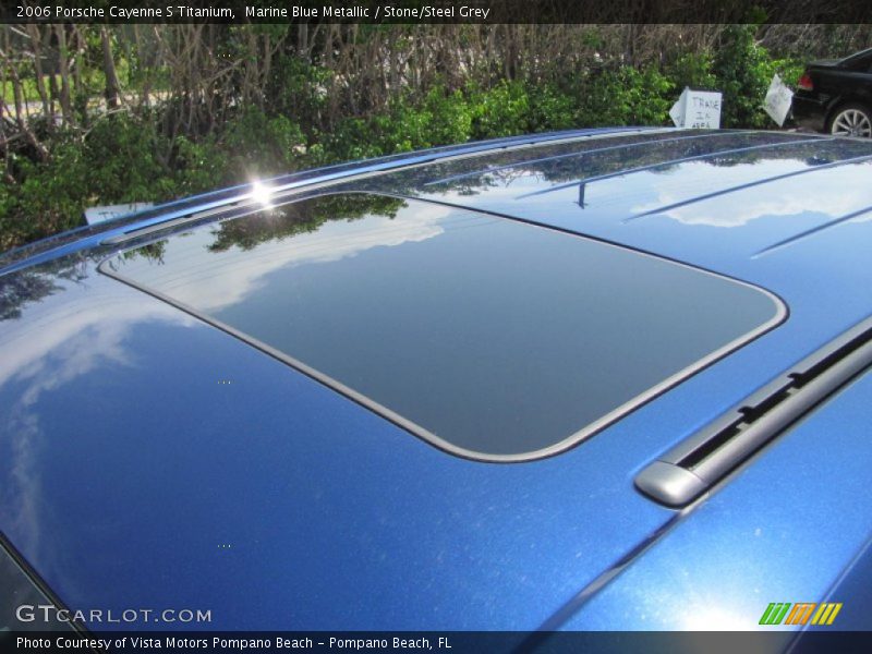 Marine Blue Metallic / Stone/Steel Grey 2006 Porsche Cayenne S Titanium