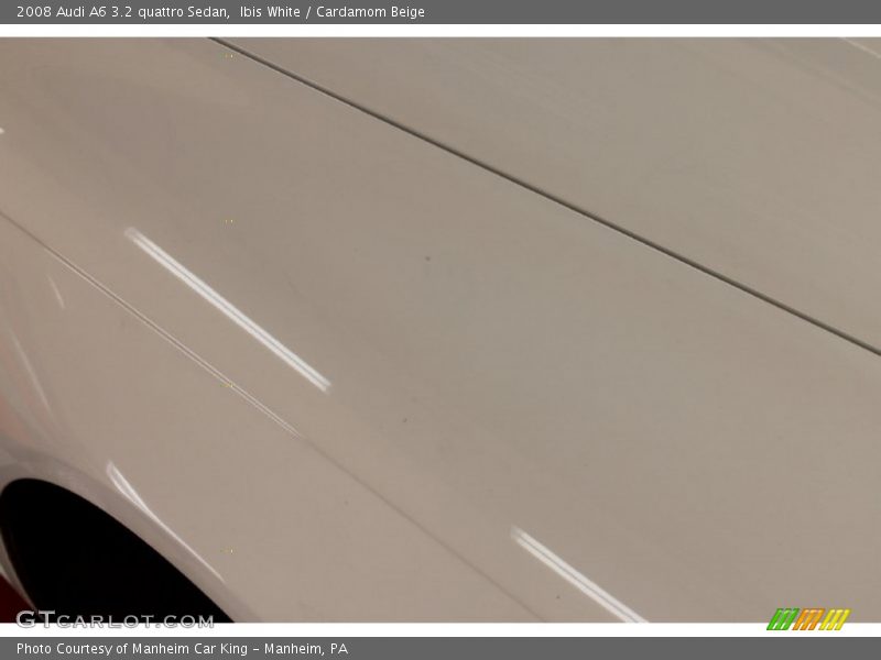 Ibis White / Cardamom Beige 2008 Audi A6 3.2 quattro Sedan