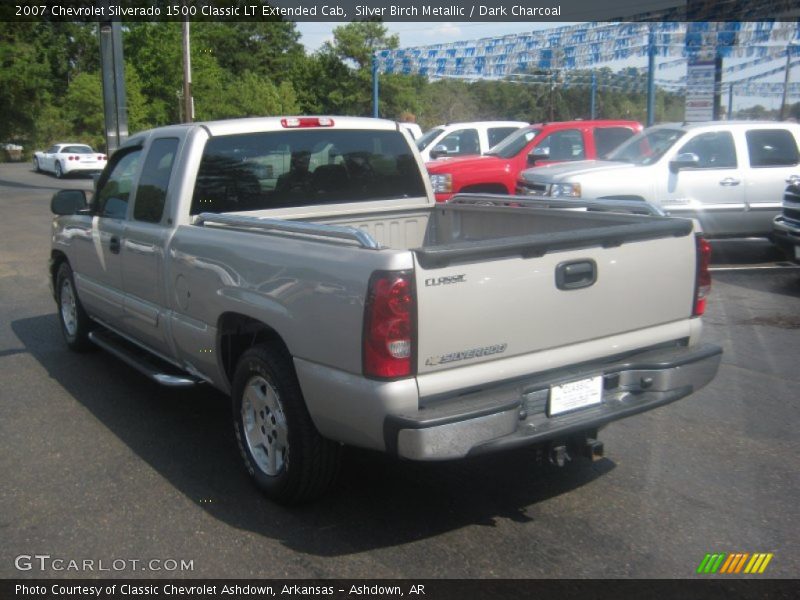 Silver Birch Metallic / Dark Charcoal 2007 Chevrolet Silverado 1500 Classic LT Extended Cab