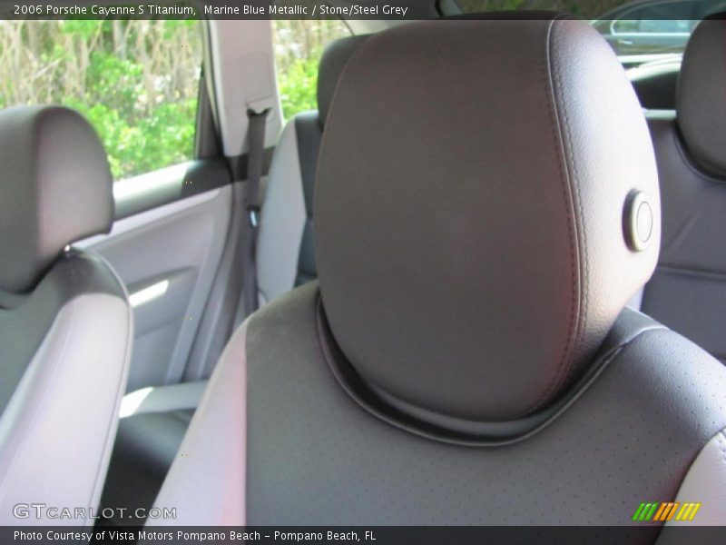 Marine Blue Metallic / Stone/Steel Grey 2006 Porsche Cayenne S Titanium