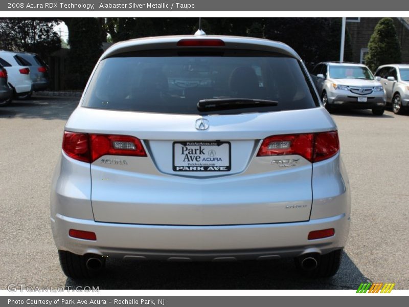 Alabaster Silver Metallic / Taupe 2008 Acura RDX Technology