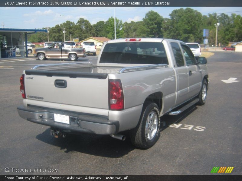 Silver Birch Metallic / Dark Charcoal 2007 Chevrolet Silverado 1500 Classic LT Extended Cab