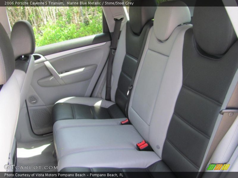 Marine Blue Metallic / Stone/Steel Grey 2006 Porsche Cayenne S Titanium