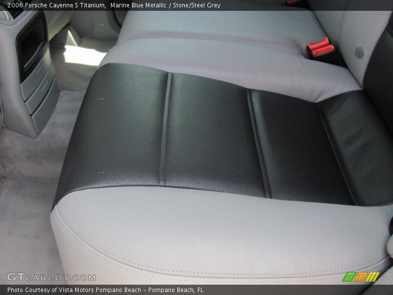 Marine Blue Metallic / Stone/Steel Grey 2006 Porsche Cayenne S Titanium