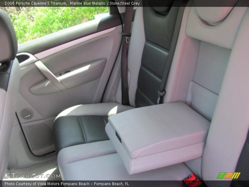 Marine Blue Metallic / Stone/Steel Grey 2006 Porsche Cayenne S Titanium