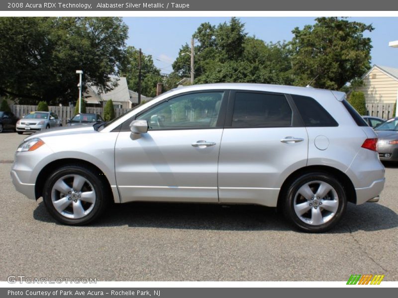 Alabaster Silver Metallic / Taupe 2008 Acura RDX Technology