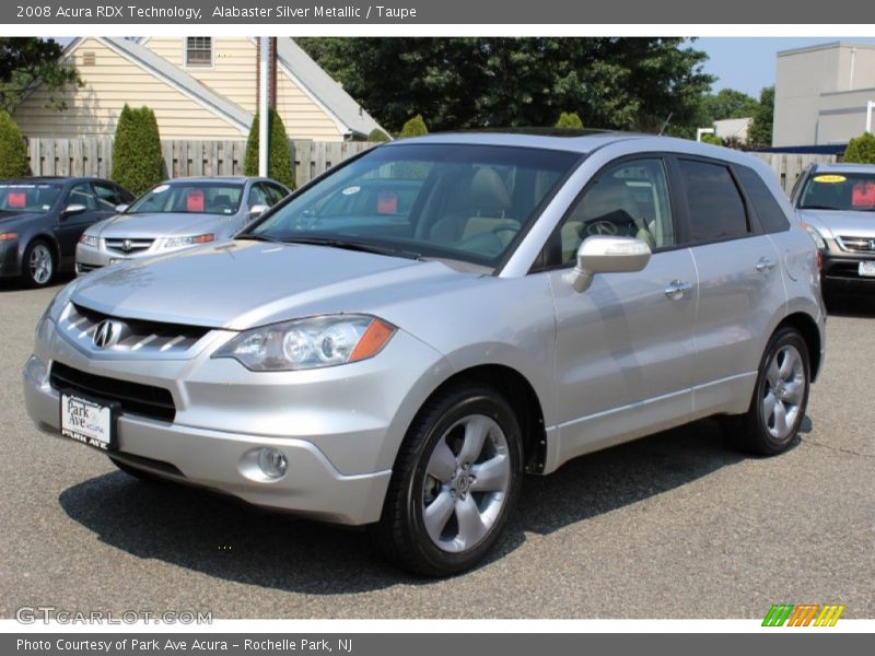 Alabaster Silver Metallic / Taupe 2008 Acura RDX Technology