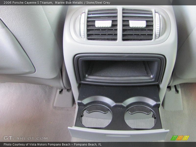 Marine Blue Metallic / Stone/Steel Grey 2006 Porsche Cayenne S Titanium