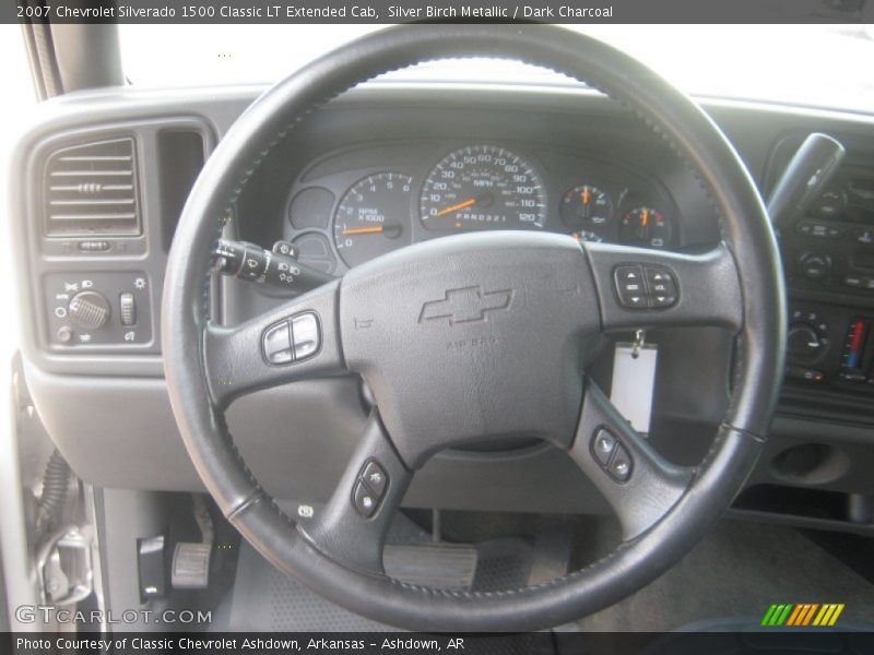 Silver Birch Metallic / Dark Charcoal 2007 Chevrolet Silverado 1500 Classic LT Extended Cab