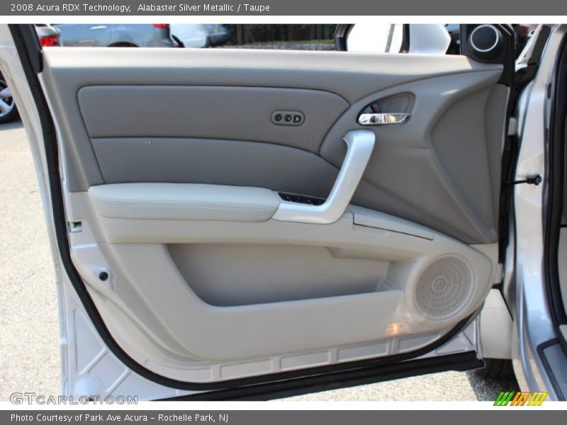 Alabaster Silver Metallic / Taupe 2008 Acura RDX Technology