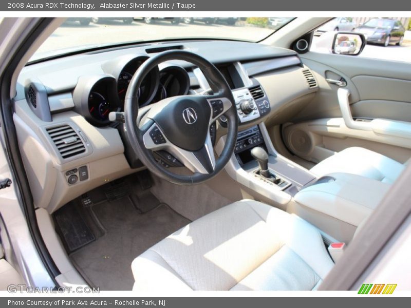Alabaster Silver Metallic / Taupe 2008 Acura RDX Technology