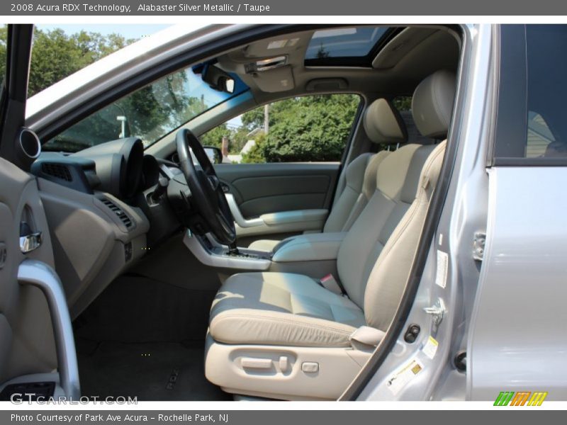 Alabaster Silver Metallic / Taupe 2008 Acura RDX Technology
