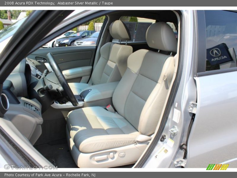 Alabaster Silver Metallic / Taupe 2008 Acura RDX Technology