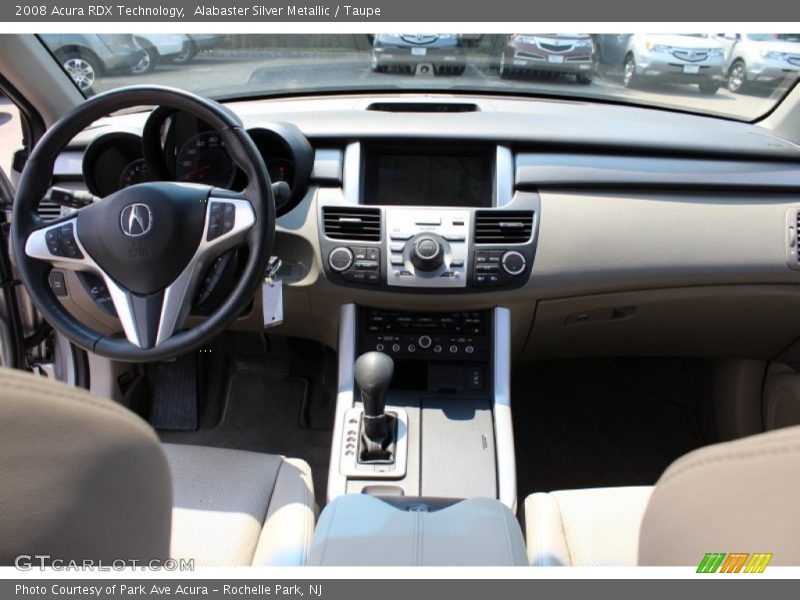 Alabaster Silver Metallic / Taupe 2008 Acura RDX Technology