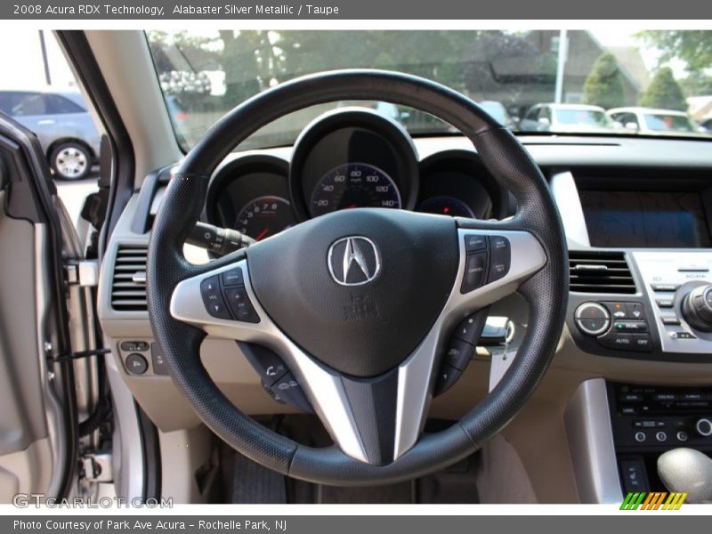Alabaster Silver Metallic / Taupe 2008 Acura RDX Technology