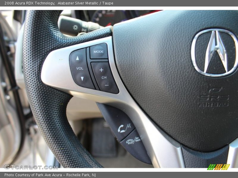 Alabaster Silver Metallic / Taupe 2008 Acura RDX Technology