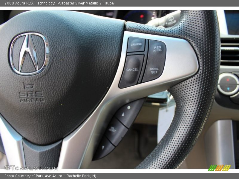Alabaster Silver Metallic / Taupe 2008 Acura RDX Technology