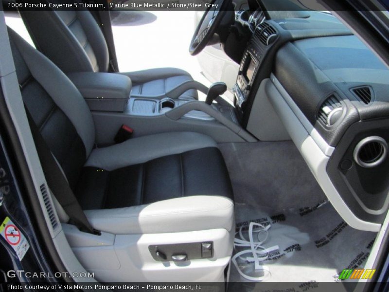 Marine Blue Metallic / Stone/Steel Grey 2006 Porsche Cayenne S Titanium