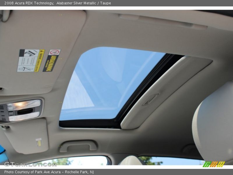 Alabaster Silver Metallic / Taupe 2008 Acura RDX Technology