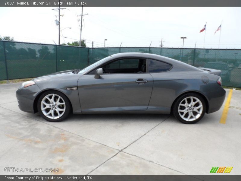 Black Pearl / Black 2007 Hyundai Tiburon GT