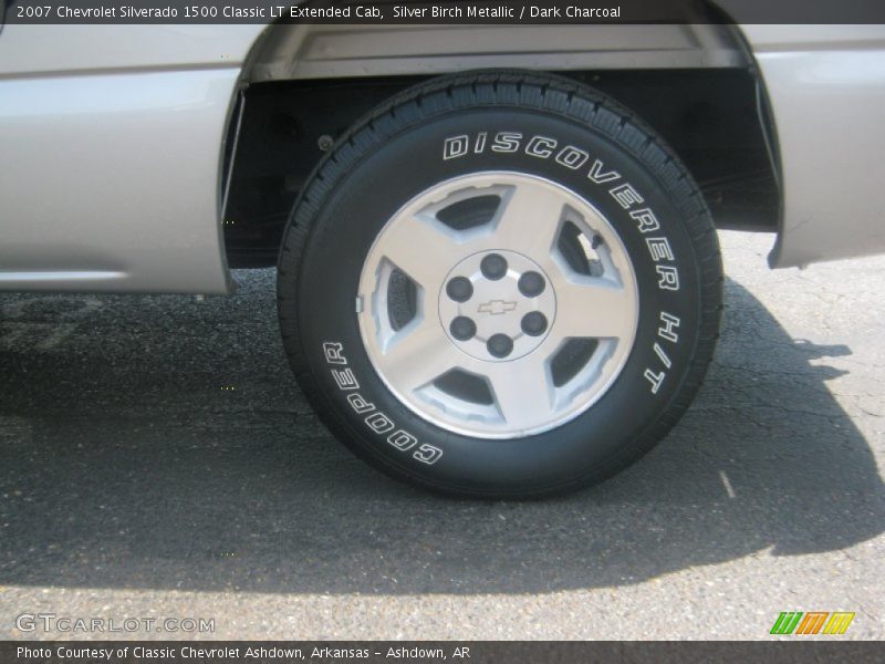 Silver Birch Metallic / Dark Charcoal 2007 Chevrolet Silverado 1500 Classic LT Extended Cab