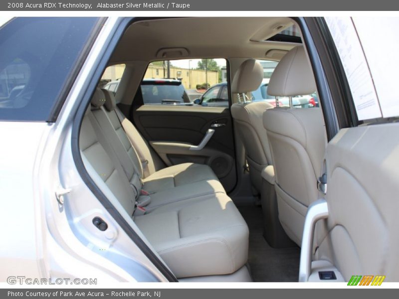 Alabaster Silver Metallic / Taupe 2008 Acura RDX Technology