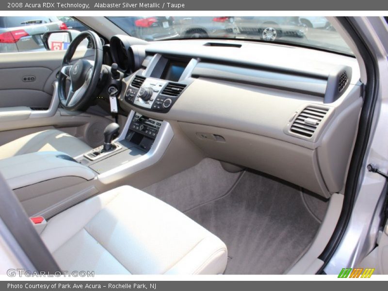 Alabaster Silver Metallic / Taupe 2008 Acura RDX Technology