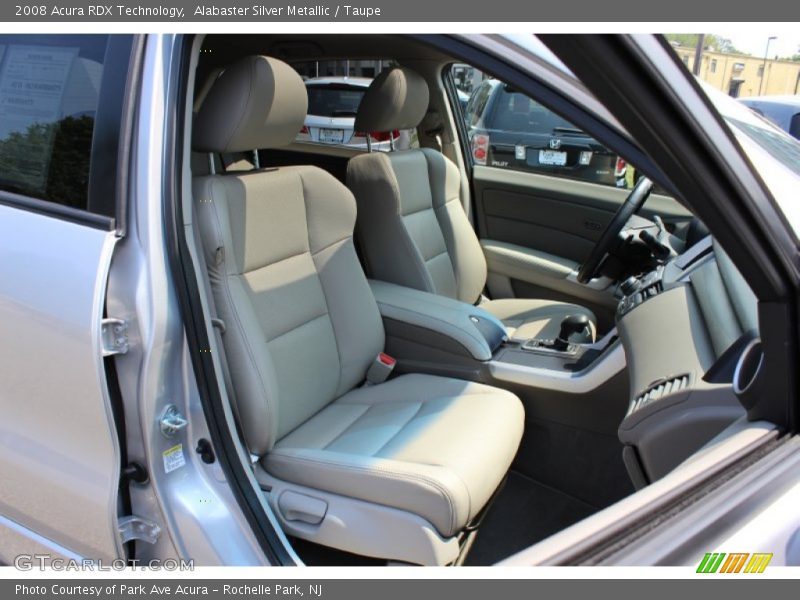 Alabaster Silver Metallic / Taupe 2008 Acura RDX Technology