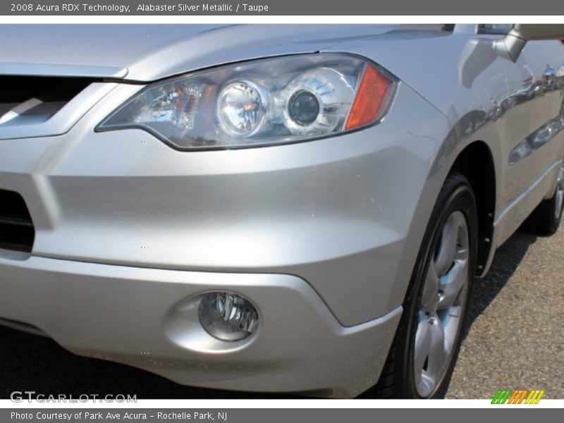 Alabaster Silver Metallic / Taupe 2008 Acura RDX Technology