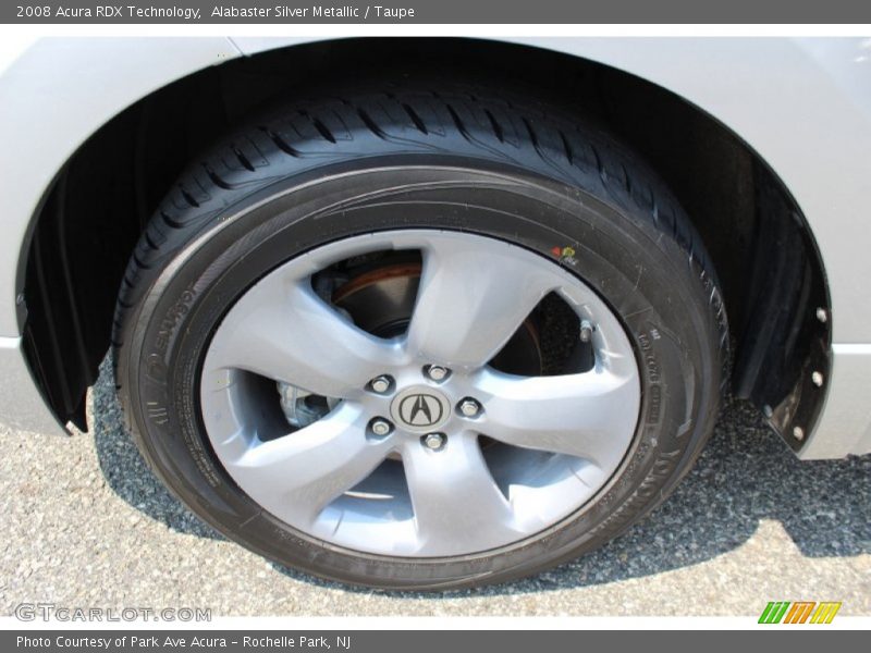Alabaster Silver Metallic / Taupe 2008 Acura RDX Technology