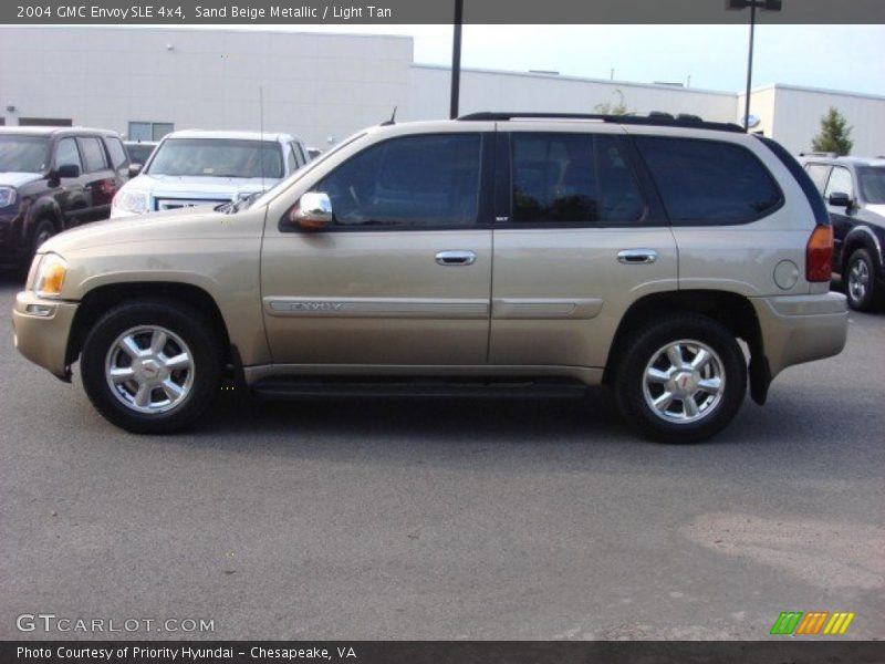 Sand Beige Metallic / Light Tan 2004 GMC Envoy SLE 4x4