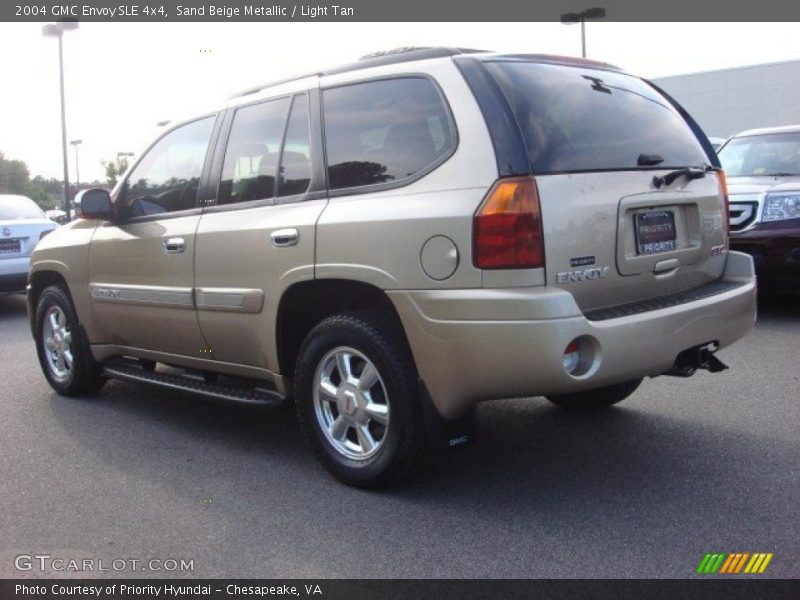 Sand Beige Metallic / Light Tan 2004 GMC Envoy SLE 4x4
