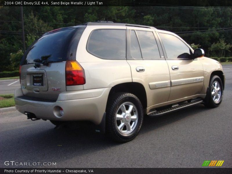 Sand Beige Metallic / Light Tan 2004 GMC Envoy SLE 4x4