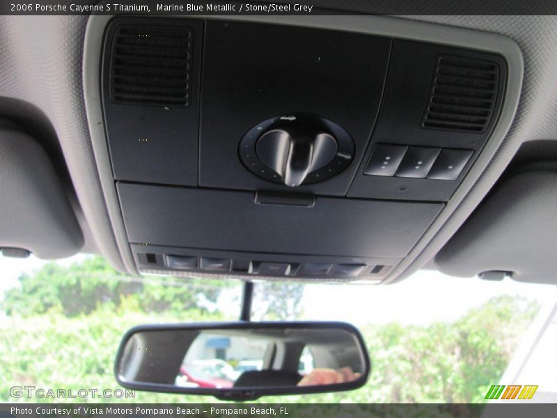 Marine Blue Metallic / Stone/Steel Grey 2006 Porsche Cayenne S Titanium