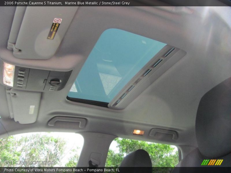 Marine Blue Metallic / Stone/Steel Grey 2006 Porsche Cayenne S Titanium