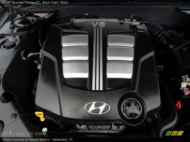 Black Pearl / Black 2007 Hyundai Tiburon GT