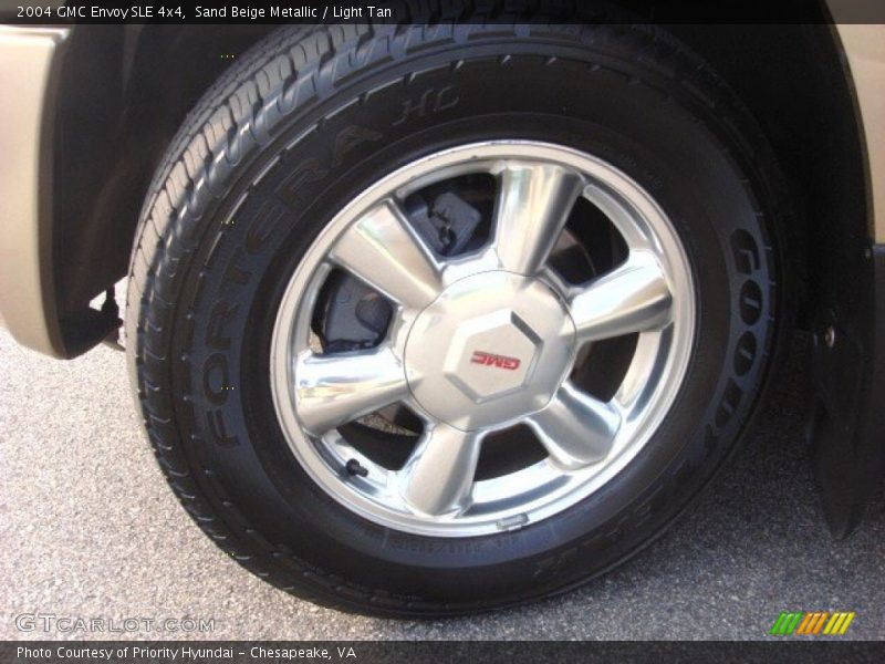 Sand Beige Metallic / Light Tan 2004 GMC Envoy SLE 4x4