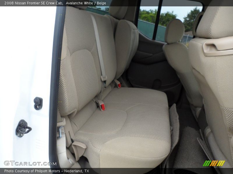  2008 Frontier SE Crew Cab Beige Interior