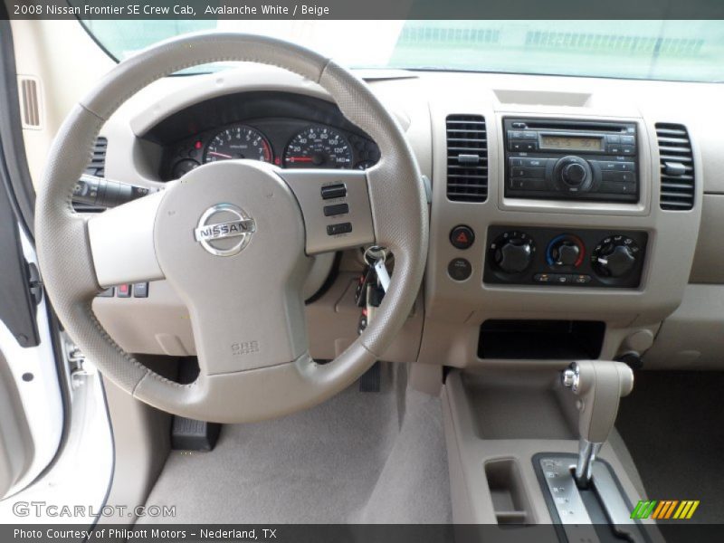 Dashboard of 2008 Frontier SE Crew Cab