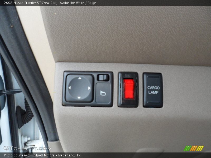 Controls of 2008 Frontier SE Crew Cab