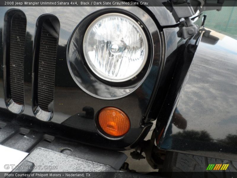 Black / Dark Slate Gray/Med Slate Gray 2008 Jeep Wrangler Unlimited Sahara 4x4